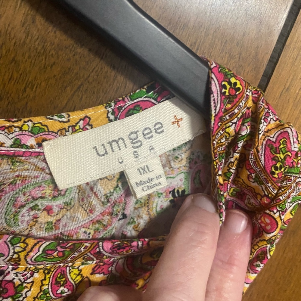 Umgee Multicolor Paisley Dress - Picture 3 of 5